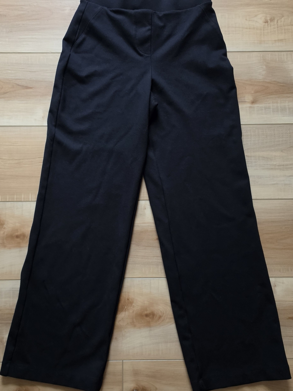 Quince Black Wide-Leg Women's Pants